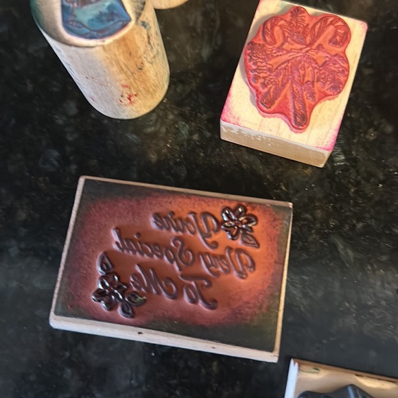 Ink Stamp lot Christmas Garfield Stamps crafting - Picture 11 of 11